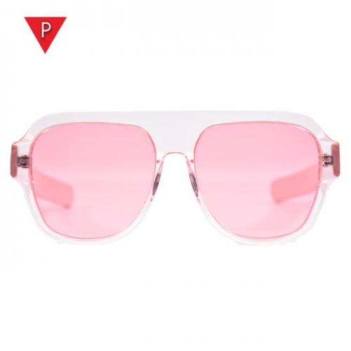 Roye 墨鏡 透明粉/粉 紅肶