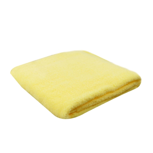純棉浴巾 鵝絨黃