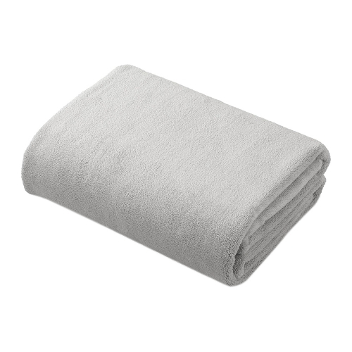 KOS系列 超細纖維擦頭巾2入組  輕柔灰